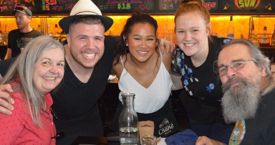 Terry Grasse, Zach Pratt, Keshia Thanephonesy, Taylor Pratt & Lorrawe Boucher